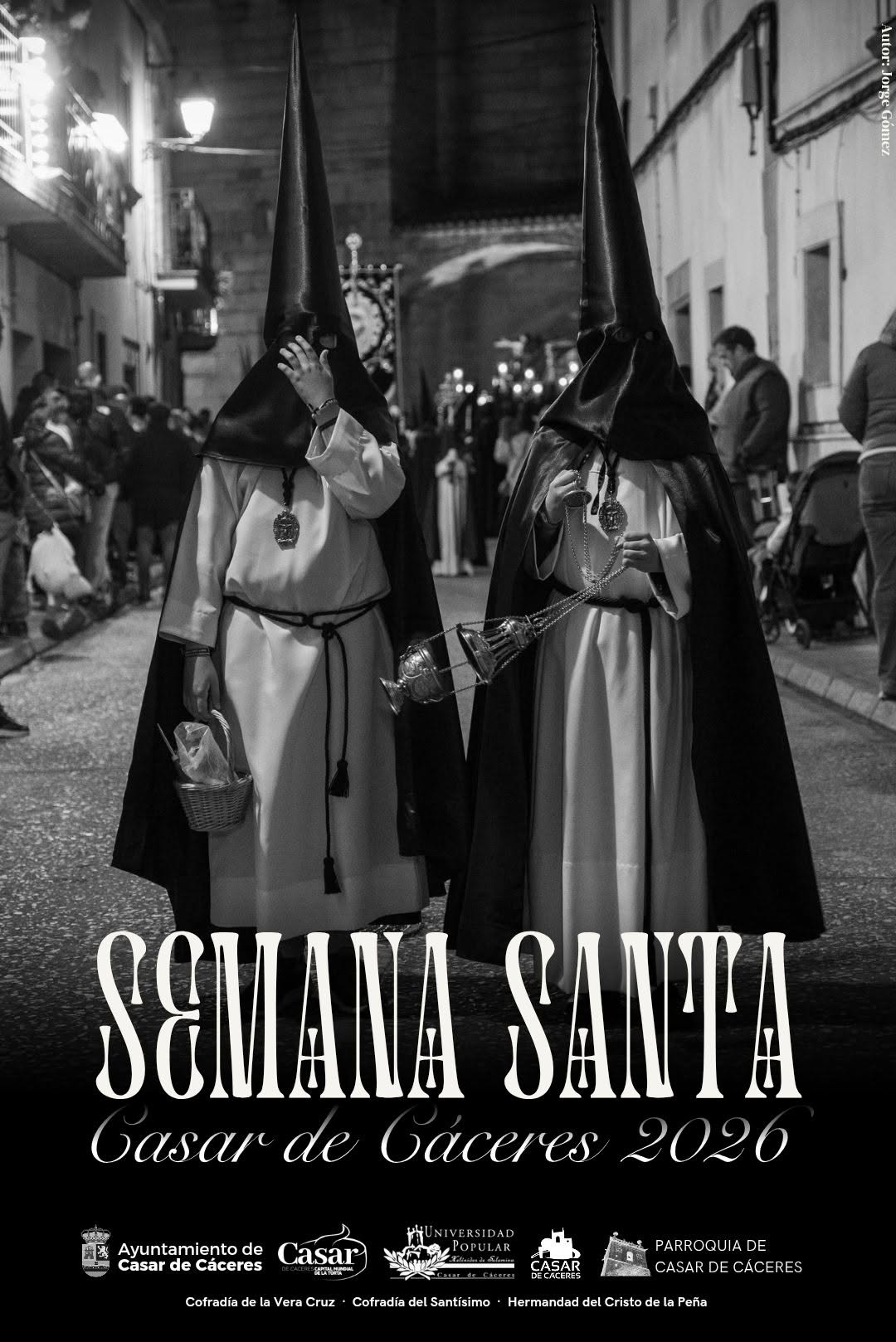 Cartel de Semana Santa en Casar de Cáceres 2026